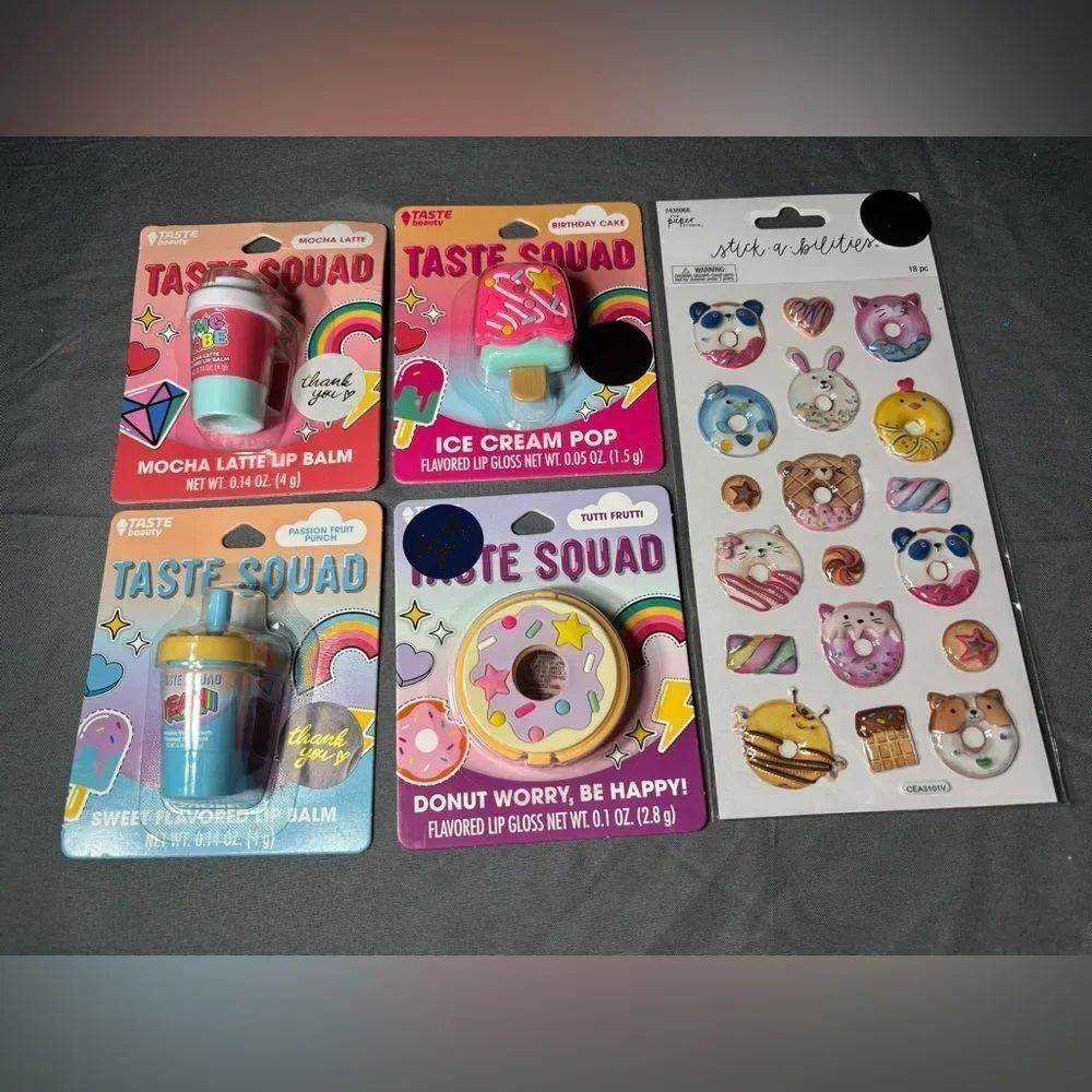 HOST PICK 4 New Taste Squad Lip Balms & Glosses NWT